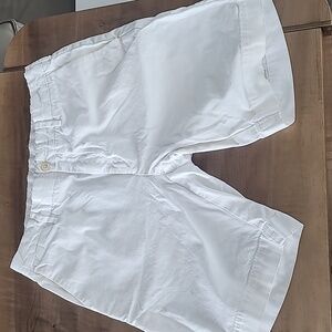 Polo white shorts men's Pima cotton